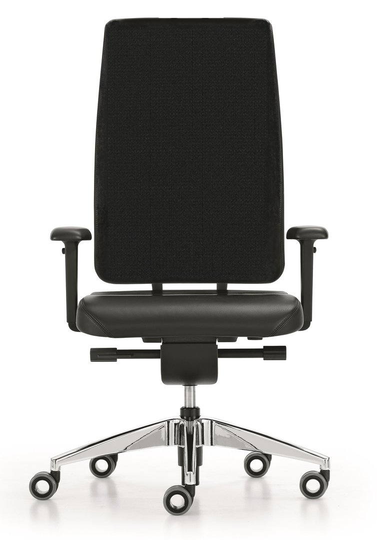 Reflex 2 Ergonomischer XL Bürostuhl (Rücken Stoff, hoch, 52 cm Sitzbreite)